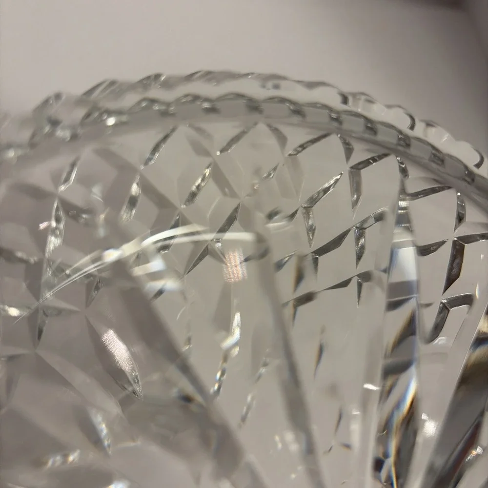 Waterford Crystal Lismore Captain's Ship's Decanter Sparkly marked w/stopper